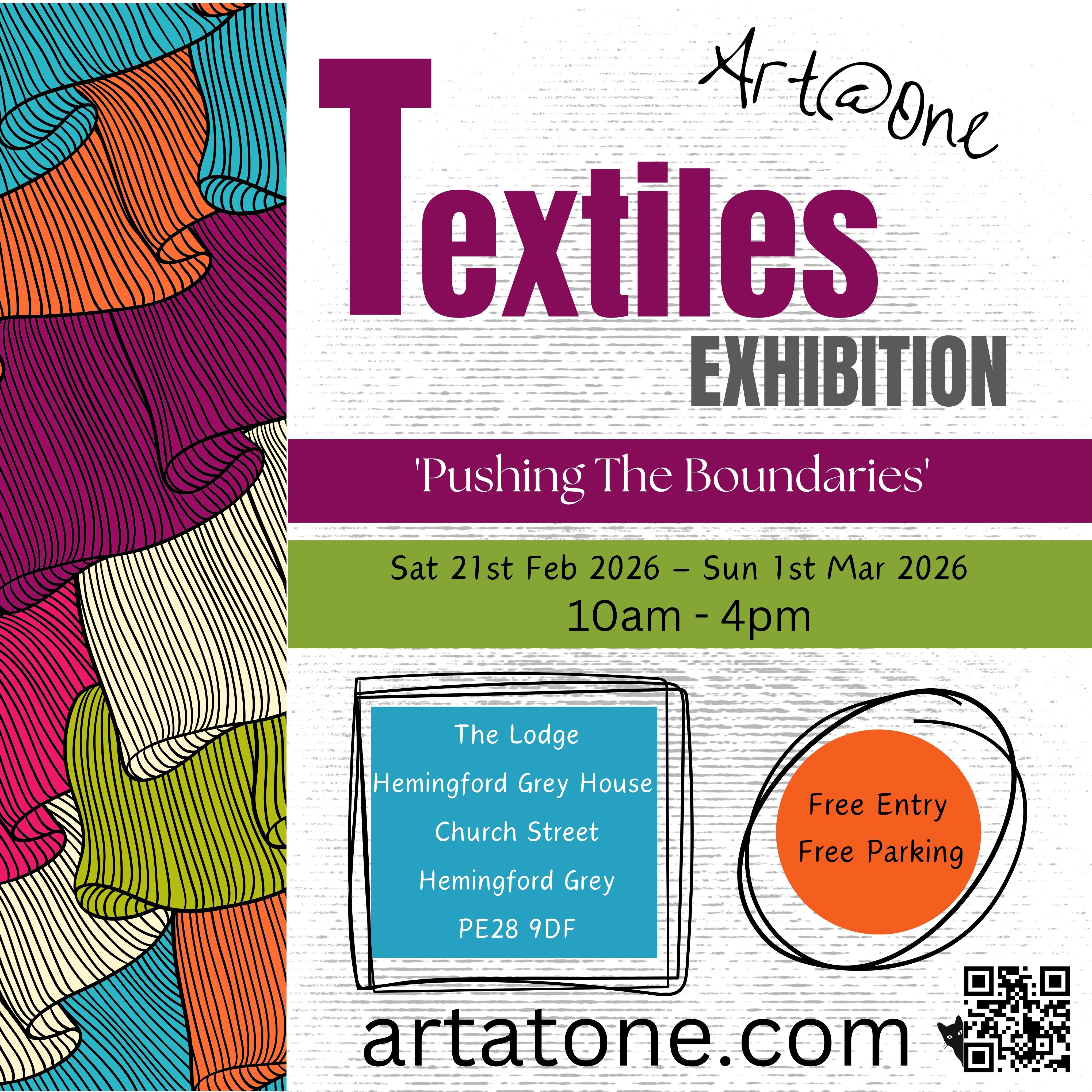 Jenny Lam will be exhibiting with Art@One in Hemingford Gray House on 21st and 22nd February 2026